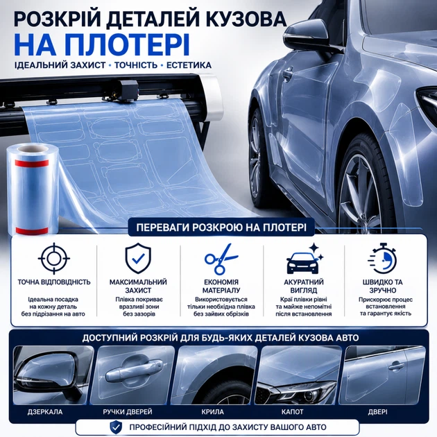 Плівка антигравійна прозора глянцева на основі 190 мкм 1 м x 1.52 м Тришарова TPU NANO - ARGOTEC USA / LUBRIZOL (TPU-XP-PRO) - зображення 3