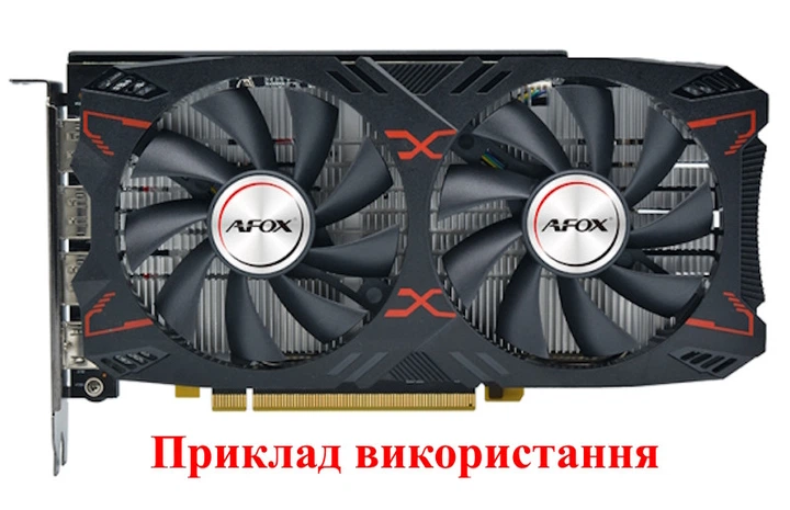 Вентилятор кулер для видеокарты INNO3D AFOX GTX 1660Ti Super RX 580 570 RX 5500 XT 83 мм 4-pin (FL8015 XY-D09015B) комплект 2 шт (№96) - изображение 7