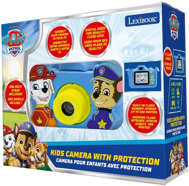 Дитячий цифровий фотоапарат Lexibook Щенячий патруль із захисним чохлом 25.DJ078PA (3380743106465) - зображення 5