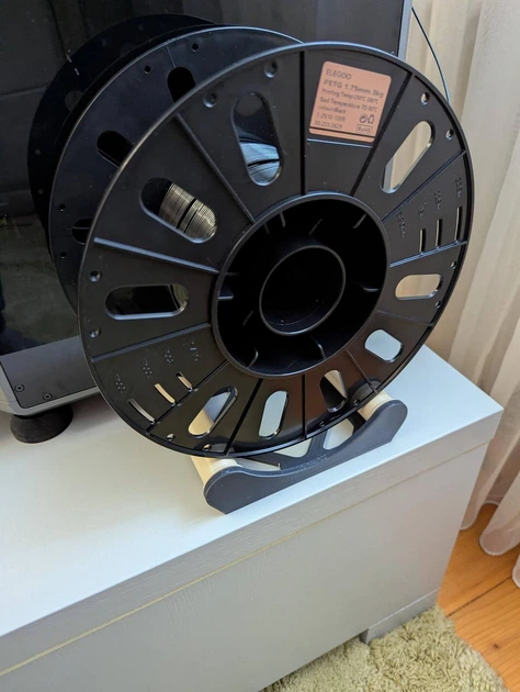 Подставка для катушки филамента 3D принтера настольная на подшипниках. - изображение 9