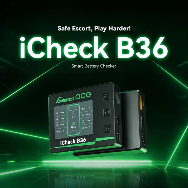 Тестер аккумуляторов Gens Ace iCheck B36 с балансировкой и USB - изображение 2