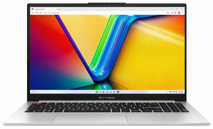 Ноутбук ASUS VivoBook S (K5504VN-MA088W), Intel Core i5-13500H / 15.6" / 120 Гц / RAM 16 ГБ LPDDR5 / SSD 512 ГБ / Intel Iris Xe Graphics + Arc A350M / Windows 11 Home / Сріблястий - Фото 1 Ноутбук ASUS VivoBook S (K5504VN-MA088W), Intel Core i5-13500H / 15.6" / 120 Гц / RAM 16 ГБ LPDDR5 / SSD 512 ГБ / Intel Iris Xe Graphics + Arc A350M / Windows 11 Home / Сріблястий - изображение 1