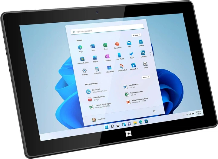 Ноутбук KRUGER&MATZ Edge 1089S (KM1089S), Intel Celeron N4020 / 10.1" / Touch / RAM 4 ГБ DDR3 / SSD 128 ГБ / Intel UHD Graphics 600 / Windows 11 Pro / Чорний - Фото 2 Ноутбук KRUGER&MATZ Edge 1089S (KM1089S), Intel Celeron N4020 / 10.1" / Touch / RAM 4 ГБ DDR3 / SSD 128 ГБ / Intel UHD Graphics 600 / Windows 11 Pro / Чорний - зображення 2