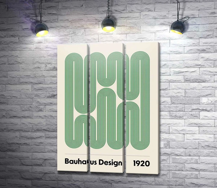 Модульная картина Bauhaus design 1920 72x100 см Модуль №2 (006362) - Фото 1 Модульная картина Bauhaus design 1920 72x100 см Модуль №2 (006362) - изображение 1