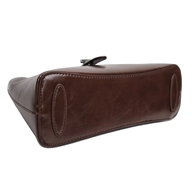 Жіноча сумка новинка штучна шкіра Yirui коричневий 52521 brown - изображение 2