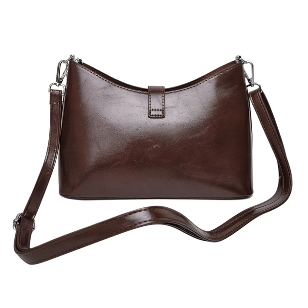 Жіноча сумка новинка штучна шкіра Yirui коричневий 52521 brown - изображение 5