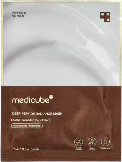 Маска для обличчя Medicube Deep Peptide Radiance 1 шт (8800289461101) - Фото 1 Маска для обличчя Medicube Deep Peptide Radiance 1 шт (8800289461101) - зображення 1