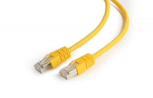 Патч-корд 0.25 м, FTP, Yellow, Cablexpert, Cat.6, CCA, PVC (PP6-0.25M/Y) - Фото 1 Патч-корд 0.25 м, FTP, Yellow, Cablexpert, Cat.6, CCA, PVC (PP6-0.25M/Y) - изображение 1