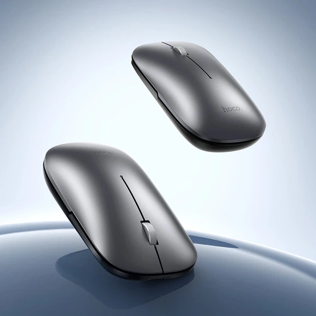 Миша HOCOGM43 Adelanto dual-mode wireless mouse(rechargeable version) deep space gray - изображение 7