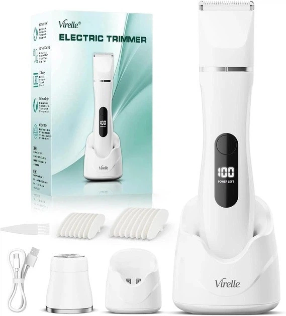Электробритва женская Virelle 2в1 для тела и лица с LED дисплеем и защитой IPX7 - изображение 2