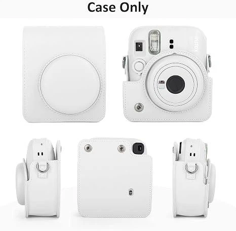 Чохол для Fujifilm Instax Mini 13 Case Clay White білий, чохол сумісний з камерами Mini 13/12/11/9 (без фотоапарата) модель 2026 - Фото 2 Чохол для Fujifilm Instax Mini 13 Case Clay White білий, чохол сумісний з камерами Mini 13/12/11/9 (без фотоапарата) модель 2026 - зображення 2