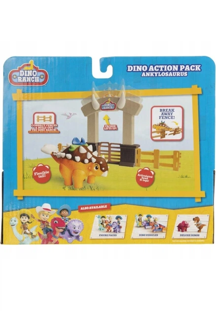 Игровой набор Dino Ranch Dino Action Pack Ankylosaurus Ранчо динозавров Анкилозавр - изображение 5