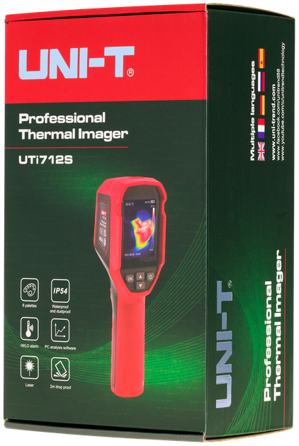 Тепловизионная камера Uni-T UTi712S (5901890096263) - Фото 7 Тепловизионная камера Uni-T UTi712S (5901890096263) - изображение 7