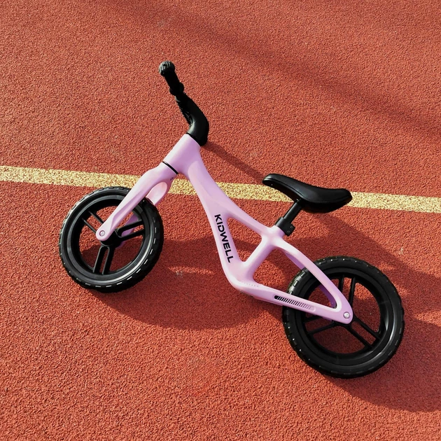 Беговел Kidwell Jogo Pink (нейлоновая рама, колеса EVA 28 см, складывающийся руль, до 30 кг) - Фото 8 Беговел Kidwell Jogo Pink (нейлоновая рама, колеса EVA 28 см, складывающийся руль, до 30 кг) - изображение 8
