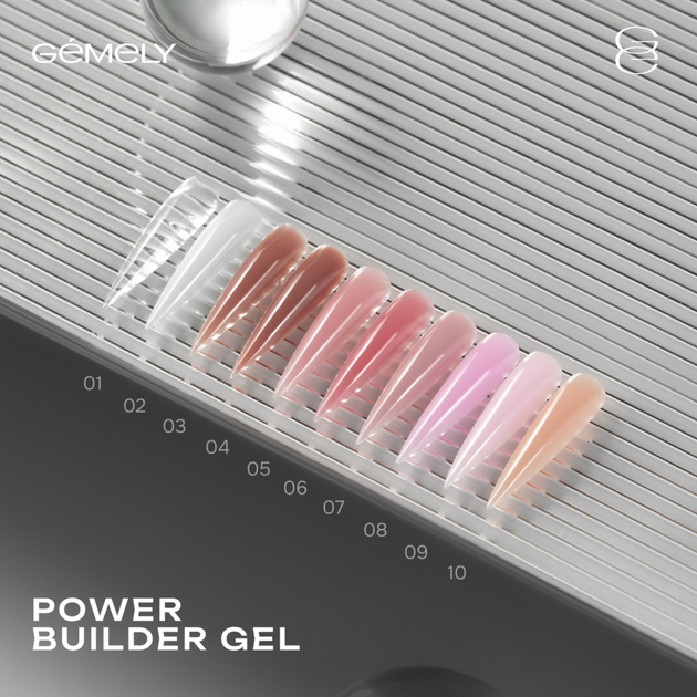 Гель моделирующий Gémely Power Gel Builder №1 прозрачный 15 мл - Фото 2 Гель моделирующий Gémely Power Gel Builder №1 прозрачный 15 мл - изображение 2
