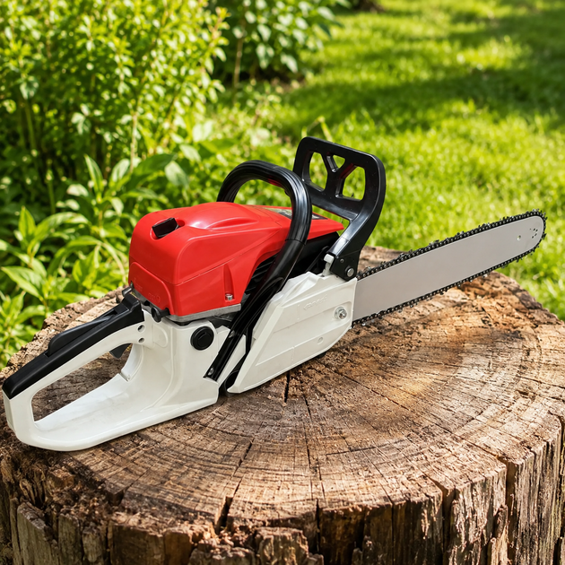 Бензопила Garden Tools BX-5200 Професійна ланцюгова пила для колод Моторний інструмент для валки дерев Садова техніка для заготівлі дров - зображення 7