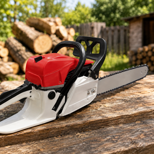 Бензопила Garden Tools BX-5200 Професійна ланцюгова пила для колод Моторний інструмент для валки дерев Садова техніка для заготівлі дров - зображення 8