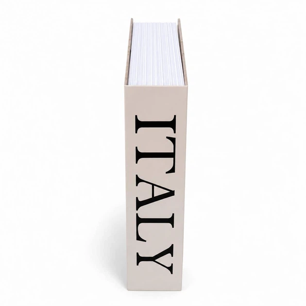 Тайник-книга HomeSafe BookSafe ITALY с ключом, 24×15,5×5,5 см, компактный сейф для денег и документов - изображение 8