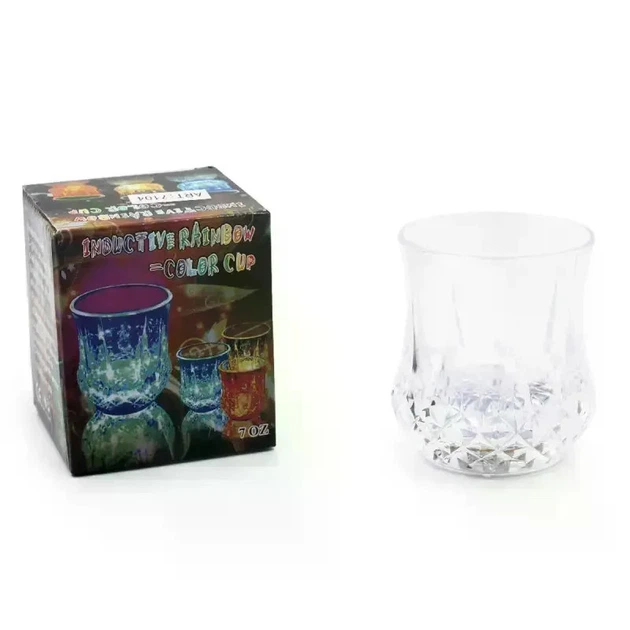 Склянка FLASH CUP 200 мл з LED-підсвічуванням • Склянка, що світиться, FLASH CUP 0,20 л з автоматичним увімкненням для напоїв 58666 - зображення 6