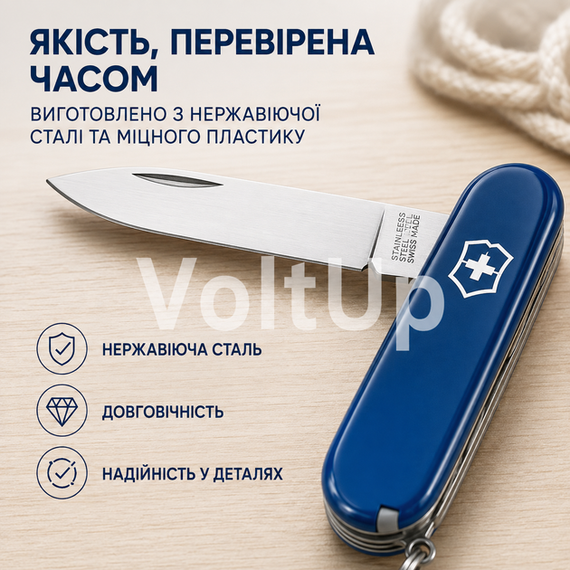Швейцарский нож Victorinox Climber 1.3703.2 складной мультитул 14 функций синий - изображение 5