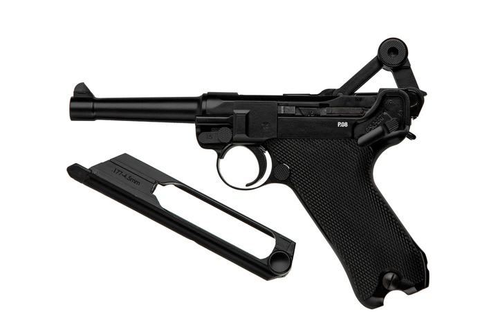 Пневматичний пістолет Umarex Legends Luger P08 Blowback кал. 4,5 мм (1003687) - изображение 3