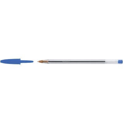 Ручка кулькова Bic Cristal, синя - Фото 1 Ручка кулькова Bic Cristal, синя - зображення 1