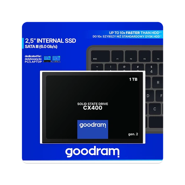 SSD Goodram CX400 1024GB (TGD-SSDPRCX40001TG2) - Фото 5 SSD Goodram CX400 1024GB (TGD-SSDPRCX40001TG2) - изображение 5
