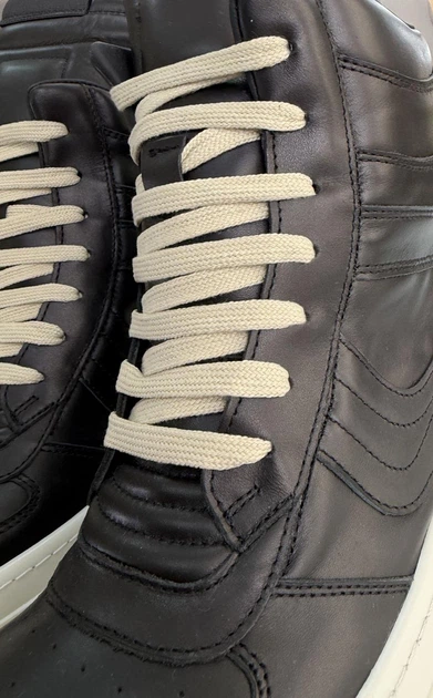 Кеди Снікерси RICK OWENS Geobasket Black / Beige 46 - изображение 7