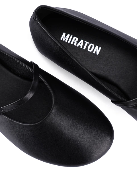 Балетки MIRATON 212-25110-2-1 SS26 Черный 37 - Фото 5 Балетки MIRATON 212-25110-2-1 SS26 Черный 37 - изображение 5