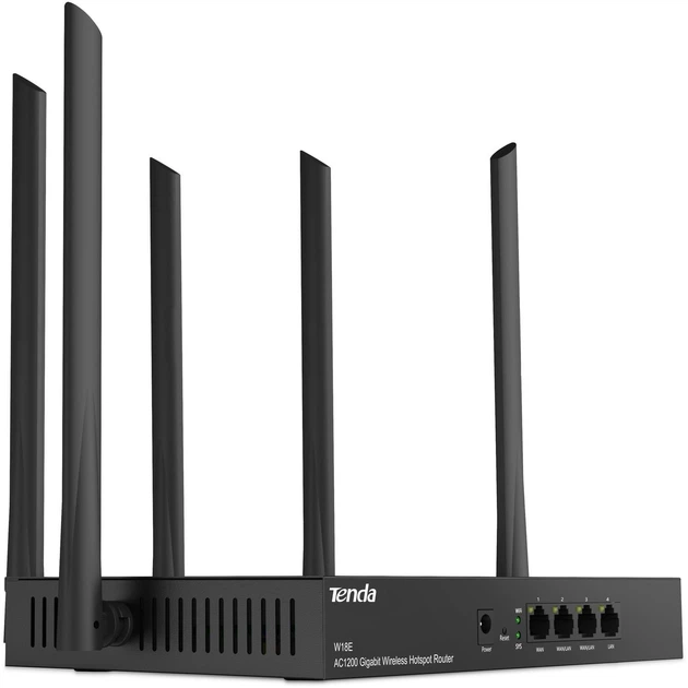 Беспроводной маршрутизатор роутер Tenda W-18-e, Wi-Fi 5, 867 Мбит/с - изображение 3