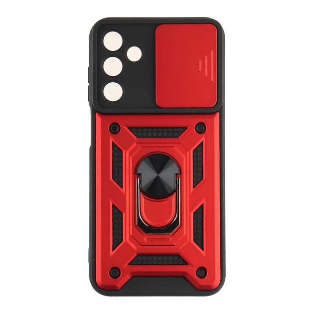 Чехол накладка Guard Shield Armor с кольцом для Samsung Galaxy M15 5G Red - изображение 2