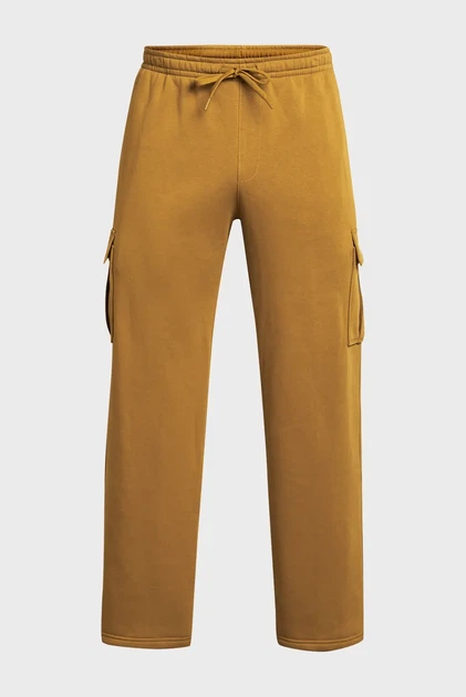 Чоловічі гірчичні спортивні штани Pjt Rck Icon Flc Pant Tools Under Armour XL 1386903-707 - зображення 6