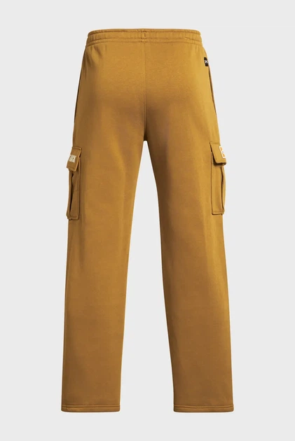 Чоловічі гірчичні спортивні штани Pjt Rck Icon Flc Pant Tools Under Armour XL 1386903-707 - зображення 7