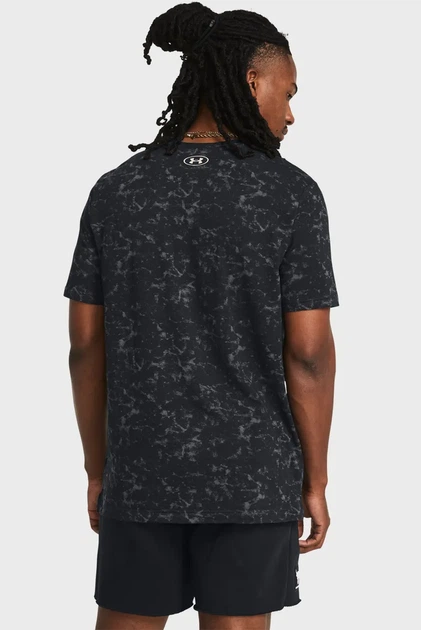 Чоловіча чорна футболка UA Pjt Rck Free Graphic Under Armour S 1383220-001 - изображение 2