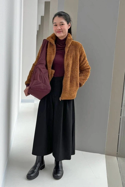 Толстовка Uniqlo 46(L) Коричневий (154897) - Фото 4 Толстовка Uniqlo 46(L) Коричневий (154897) - зображення 4