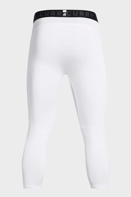 Чоловічі білі тайтси UA Curry Brand 3/4 Lgs Under Armour M 1379828-100 - Фото 6 Чоловічі білі тайтси UA Curry Brand 3/4 Lgs Under Armour M 1379828-100 - изображение 6