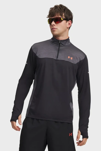 Чоловіча чорна спортивна кофта UA Tech Utility 1/4 Zip Under Armour L 6004963-002 - Фото 1 Чоловіча чорна спортивна кофта UA Tech Utility 1/4 Zip Under Armour L 6004963-002 - изображение 1