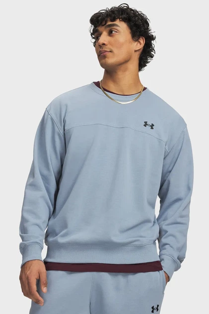 Чоловічий блакитний світшот UA Rival LW Crew Under Armour XL 6009347-448 - Фото 1 Чоловічий блакитний світшот UA Rival LW Crew Under Armour XL 6009347-448 - изображение 1