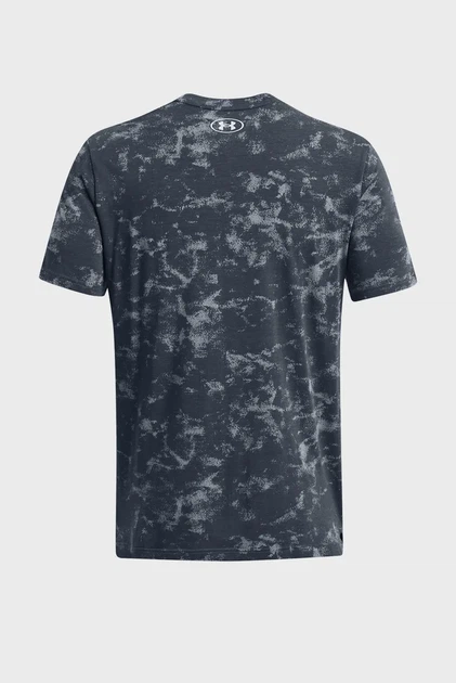 Чоловіча темно-сіра футболка UA Pjt Rck TC AOP Graphic SS Under Armour M 1383294-044 - Фото 4 Чоловіча темно-сіра футболка UA Pjt Rck TC AOP Graphic SS Under Armour M 1383294-044 - изображение 4