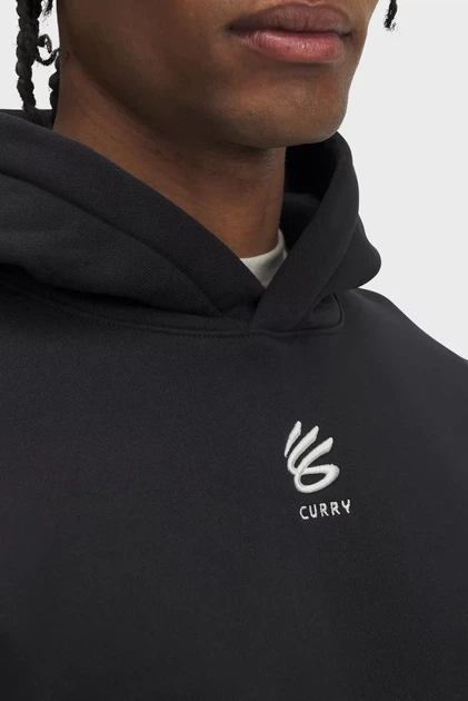 Чоловіче чорне худі Curry Splash Hoodie Under Armour S 1387096-002 - изображение 3