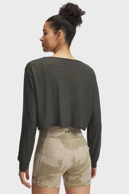 Жіночий темно-зелений лонгслів Pjt Rck IP LS Under Armour XS 1389709-310 - Фото 3 Жіночий темно-зелений лонгслів Pjt Rck IP LS Under Armour XS 1389709-310 - изображение 3