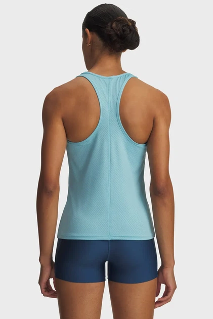Жіноча блакитна майка Tech Mesh Racer Tank Under Armour S 6009989-425 - Фото 2 Жіноча блакитна майка Tech Mesh Racer Tank Under Armour S 6009989-425 - зображення 2