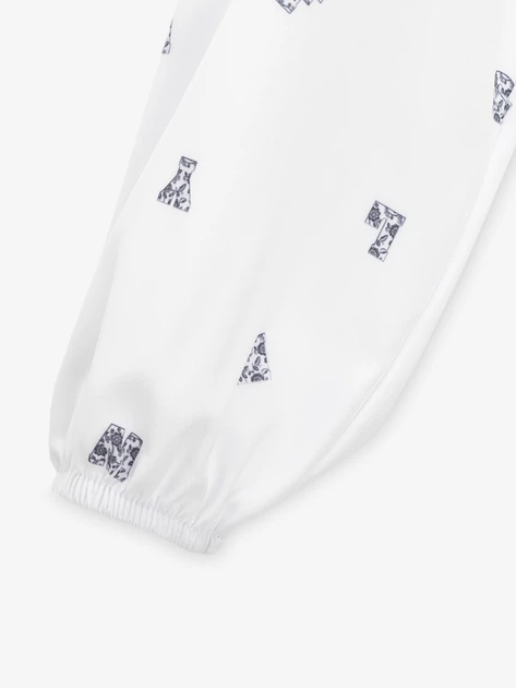 Сорочка класика з візерунком для дівчинки GENUA 2623 128 см Білий shop (2000999688805) - зображення 3