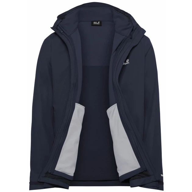 Куртка 3 в 1 OUTROVERT 3IN1 JKT M Jack Wolfskin A66290_C0412 46-48 Синій (4064886749305) - зображення 4