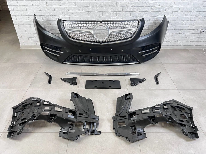 Обвес AMG Diamond (передний / задний бампер) Mercedes V Class Vito Metris W447 2014-2023 для Mercedes-Benz Vito / V-class W447 2015- (8383) - изображение 2