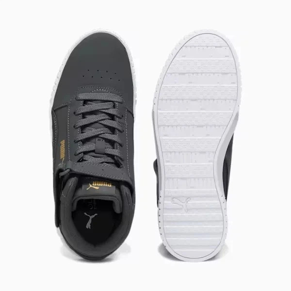 Кеди Puma Carina 2.0 Mid Lux Asphalt/Asphalt/Team Gold р 9/40/25.5см - Фото 6 Кеди Puma Carina 2.0 Mid Lux Asphalt/Asphalt/Team Gold р 9/40/25.5см - зображення 6