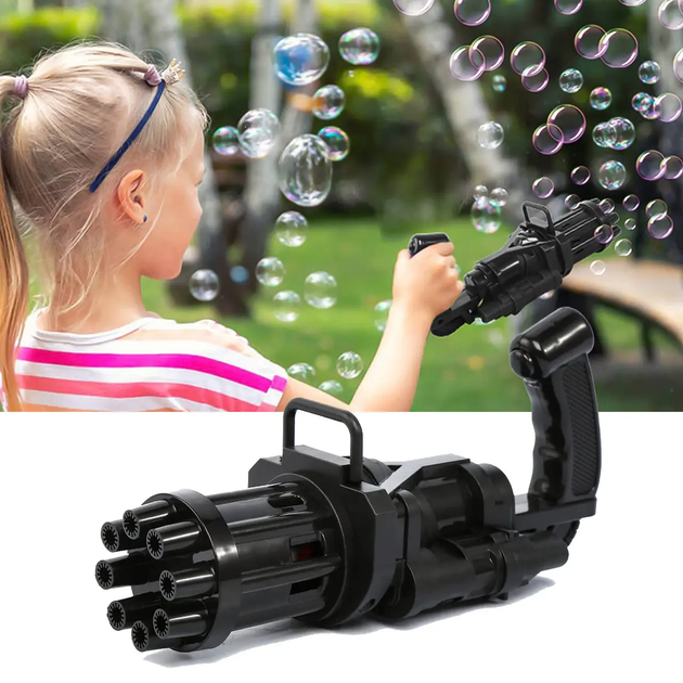 Пулемет автомат для мыльных пузырей BUBBLE GUN BLASTER - изображение 8