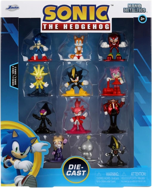 Набор 12 Фигурок Ёжик Соник 3 Sonic The Hedgehog Nano Metalfigs Series 3 Jada Toys 37353 - Фото 2 Набор 12 Фигурок Ёжик Соник 3 Sonic The Hedgehog Nano Metalfigs Series 3 Jada Toys 37353 - изображение 2