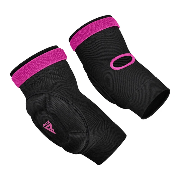Налокітники спортивні RDX Hosiery Elbow Foam Black/Pink S - Фото 1 Налокітники спортивні RDX Hosiery Elbow Foam Black/Pink S - изображение 1