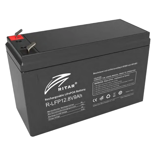 Аккумуляторная батарея Ritar R-LFP12.8V9AH - Фото 1 Аккумуляторная батарея Ritar R-LFP12.8V9AH - изображение 1